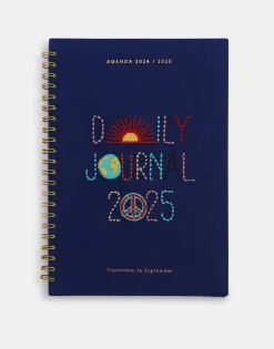 Natura Selection Agenda Escolar Bordada Semana Vista 2024-2025 147945-BLUE Discount