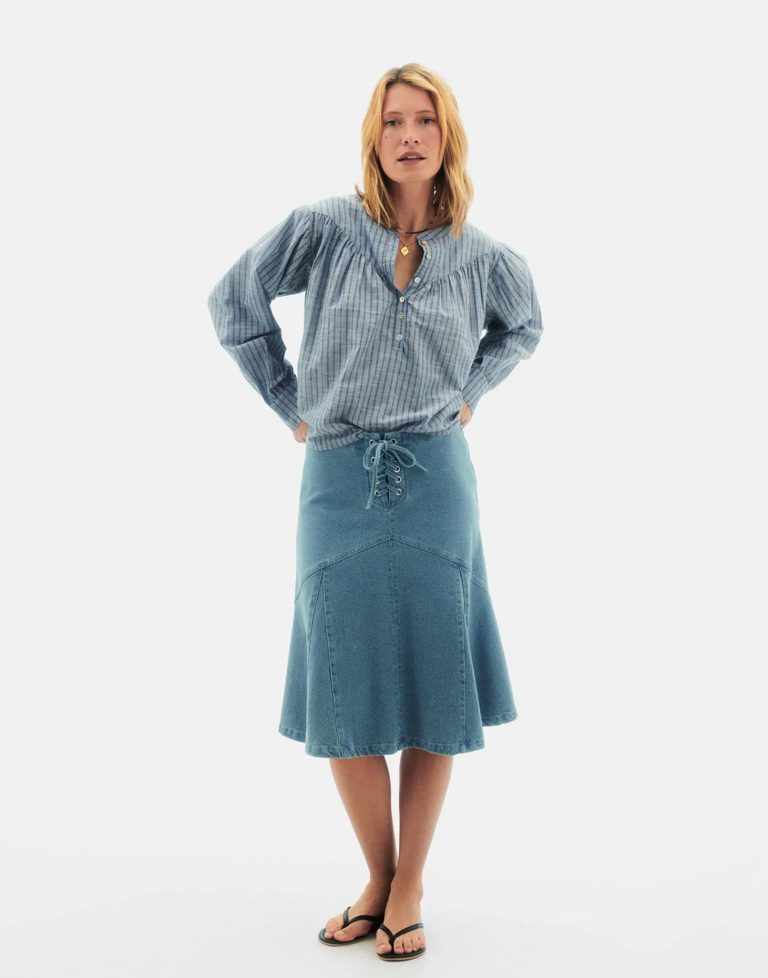 Natura Selection Blusa Agra 147809-BLUE New