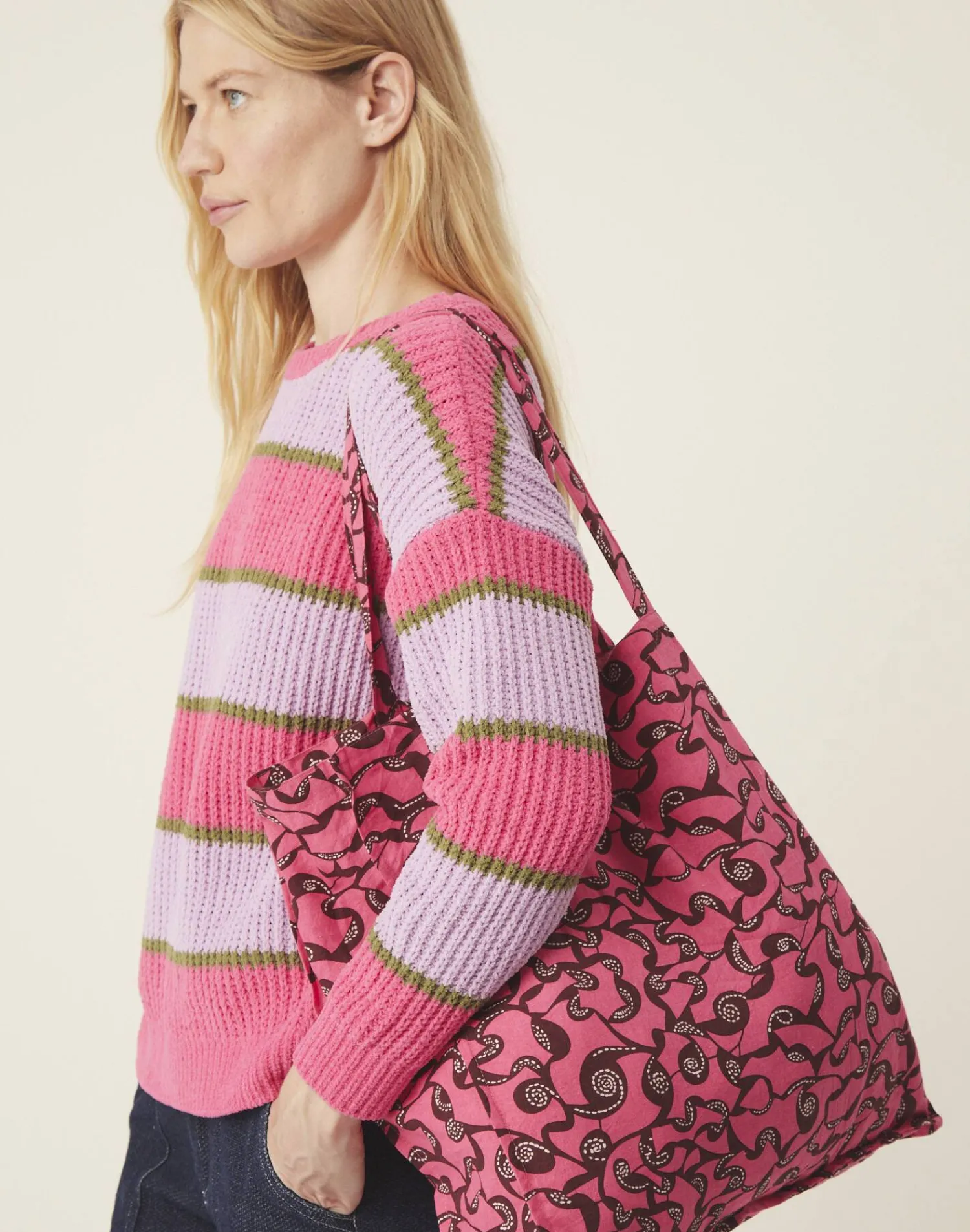 Natura Selection Bolsa Algodón Print Discount