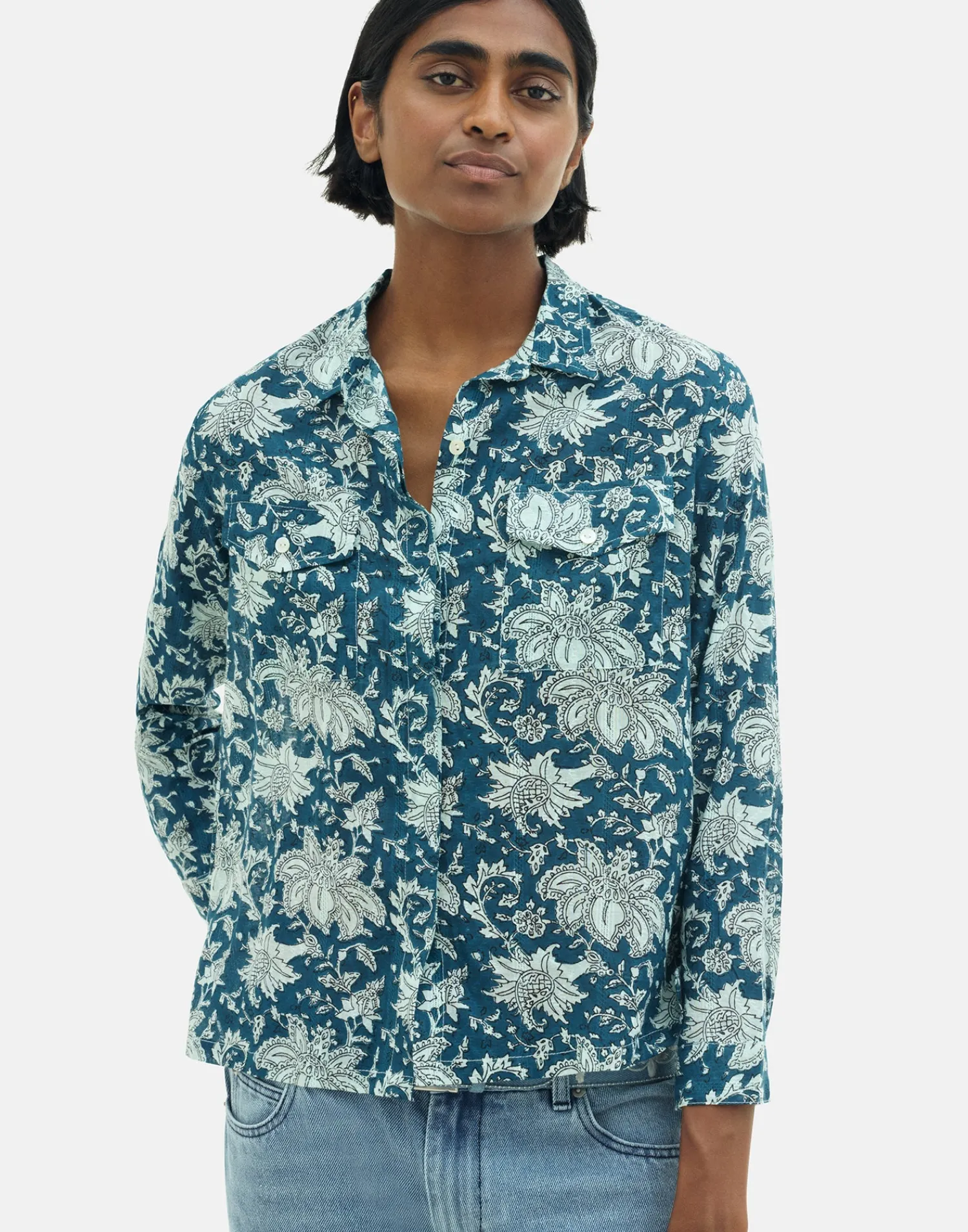 Natura Selection Camisa Dobbi Aninik 149941-BLUE Outlet