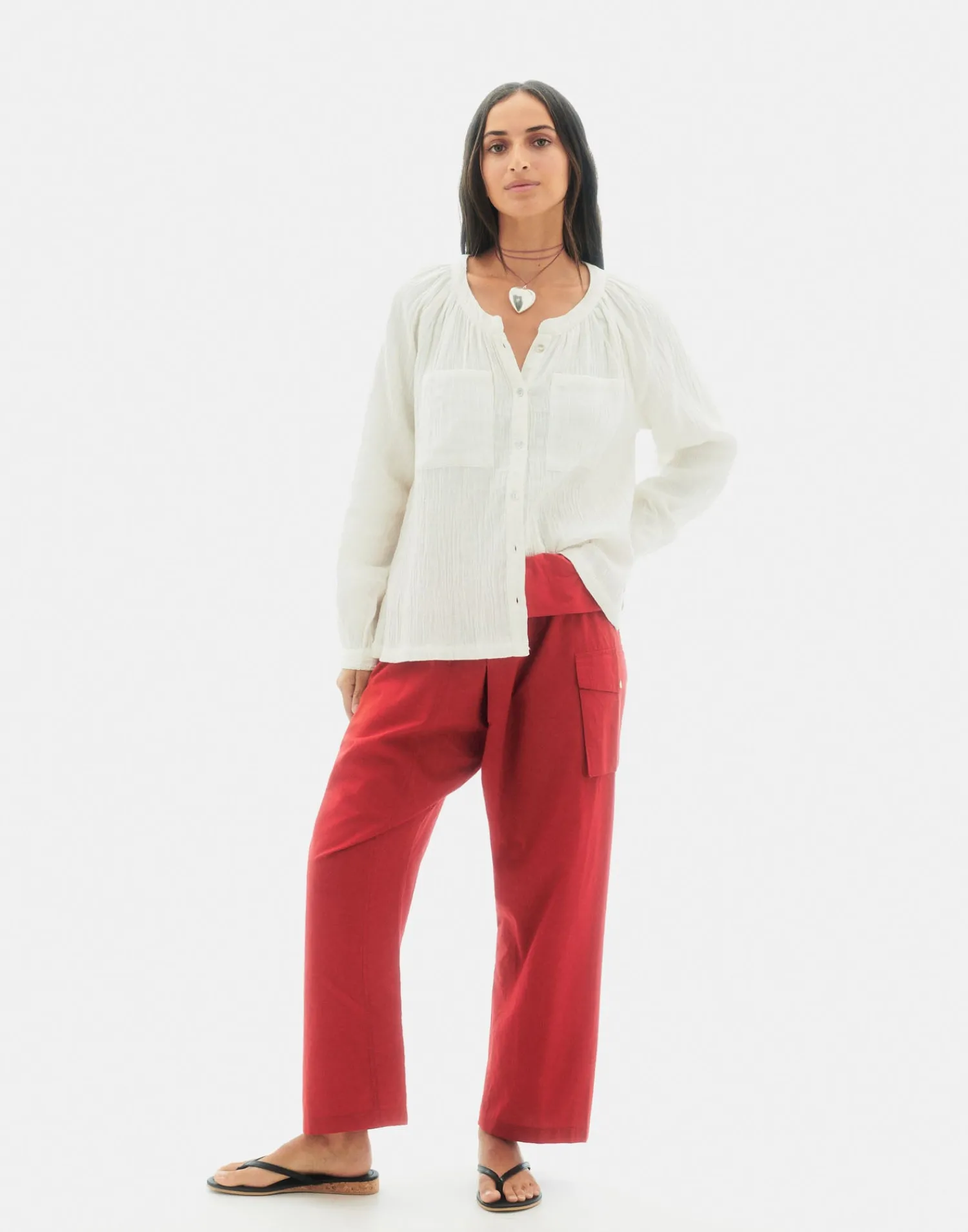 Natura Selection Camisa Hilo Clearance