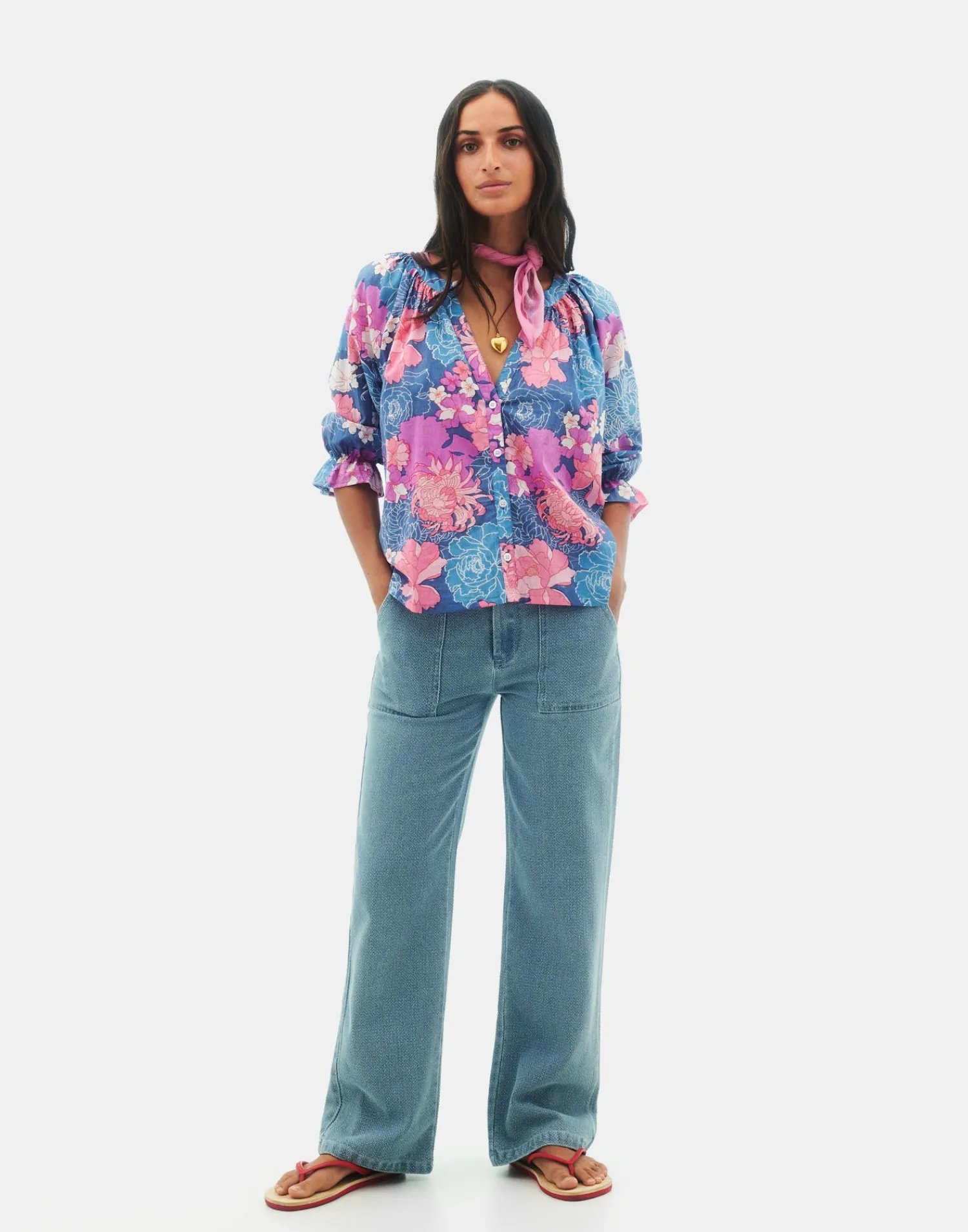 Natura Selection Camisa Lahaina 147804-BLUE Clearance