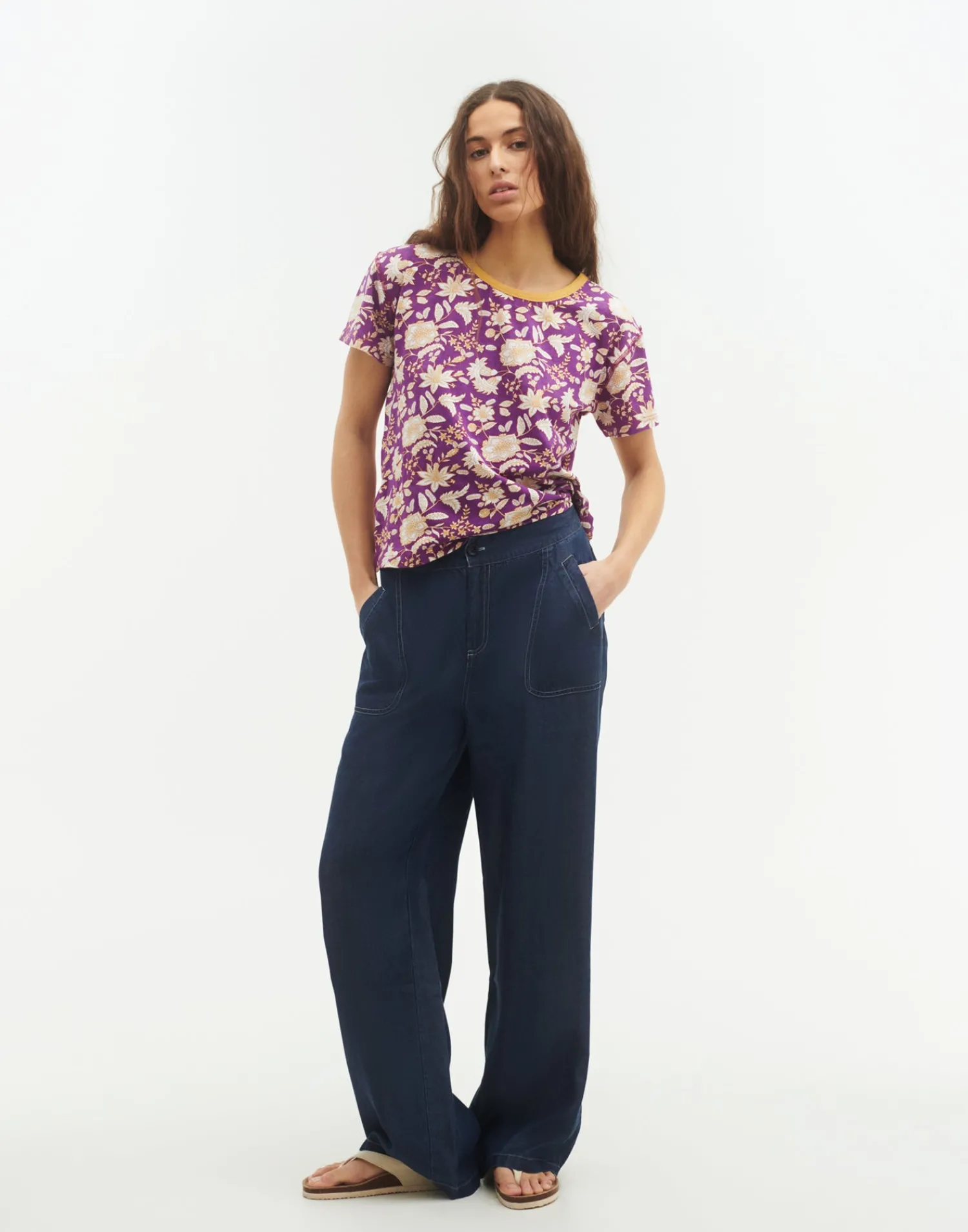 Natura Selection Camiseta Print Indio 145957-LILAC New