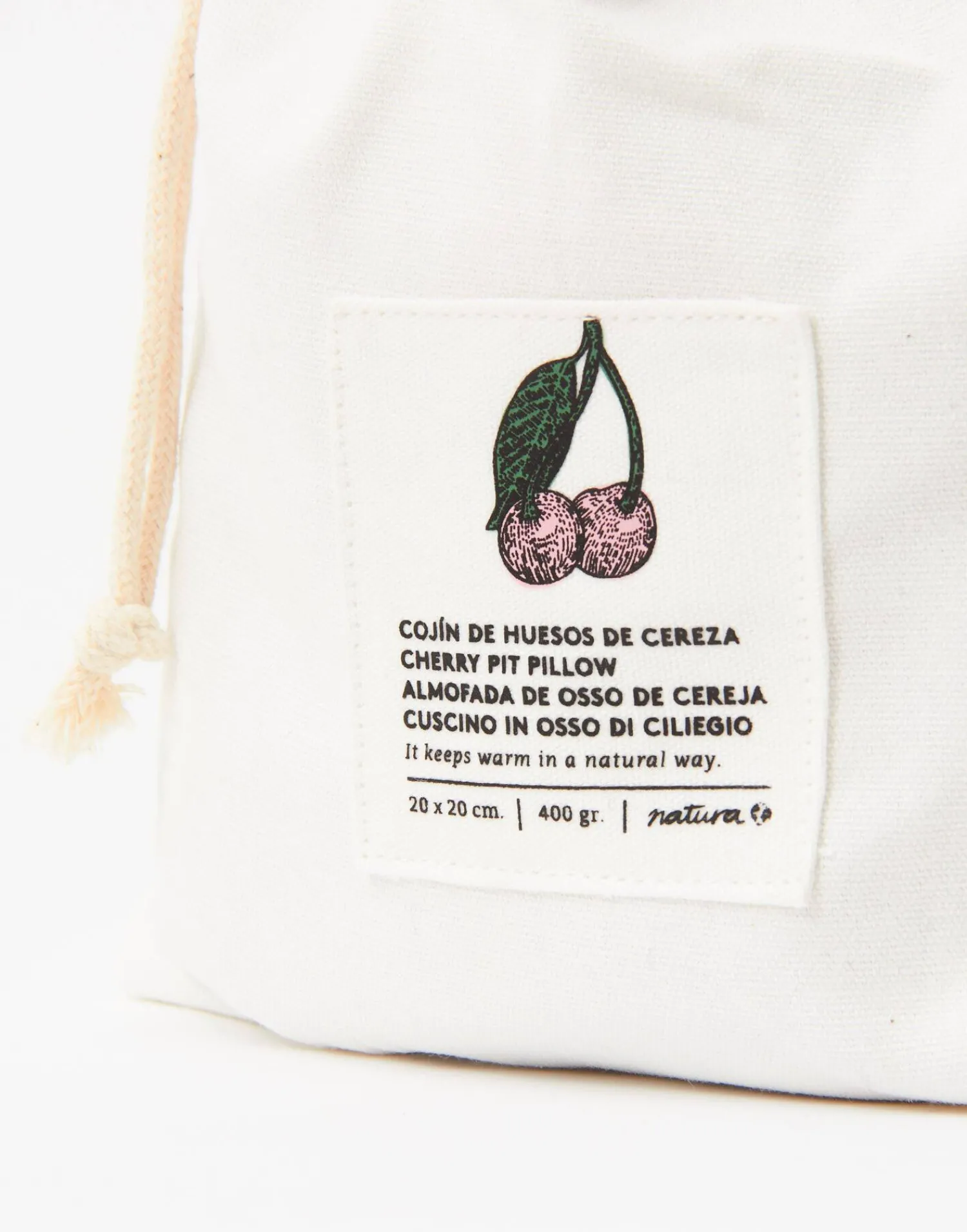 Natura Selection Cojincito Cerezas 109424-GREY Hot