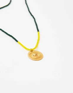 Natura Selection Collar Colgante Palmeras 139906-GOLD Clearance