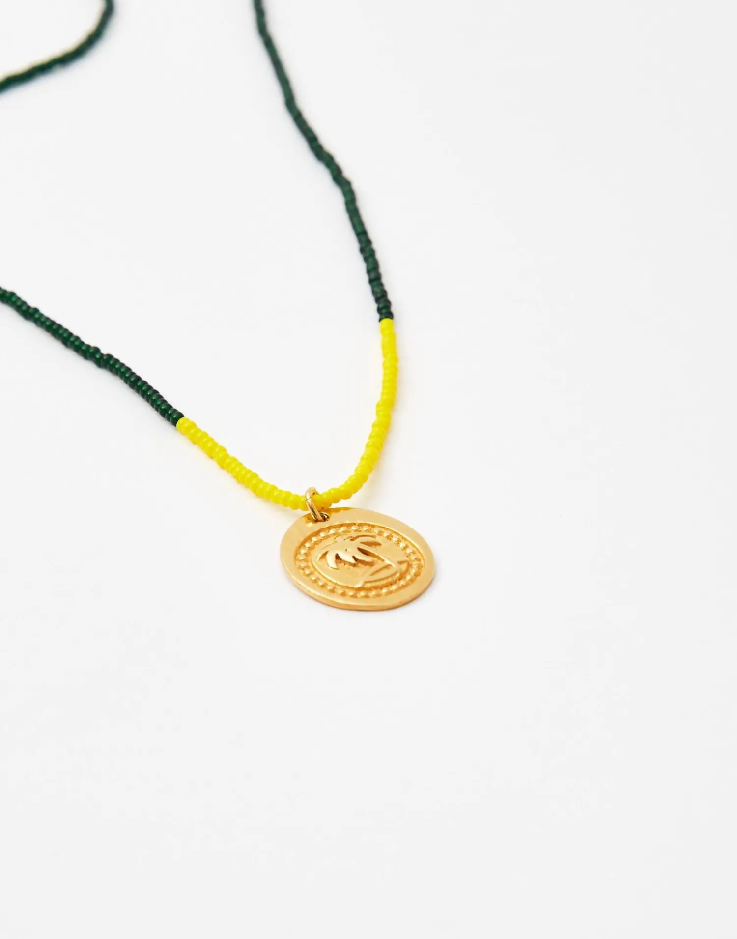 Natura Selection Collar Colgante Palmeras 139906-GOLD Clearance