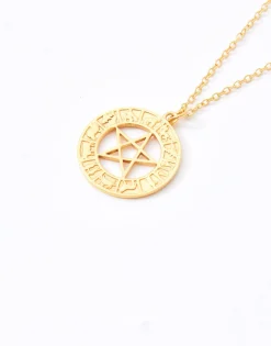 Natura Selection Collar Zodíaco Estrella Baño De Oro New