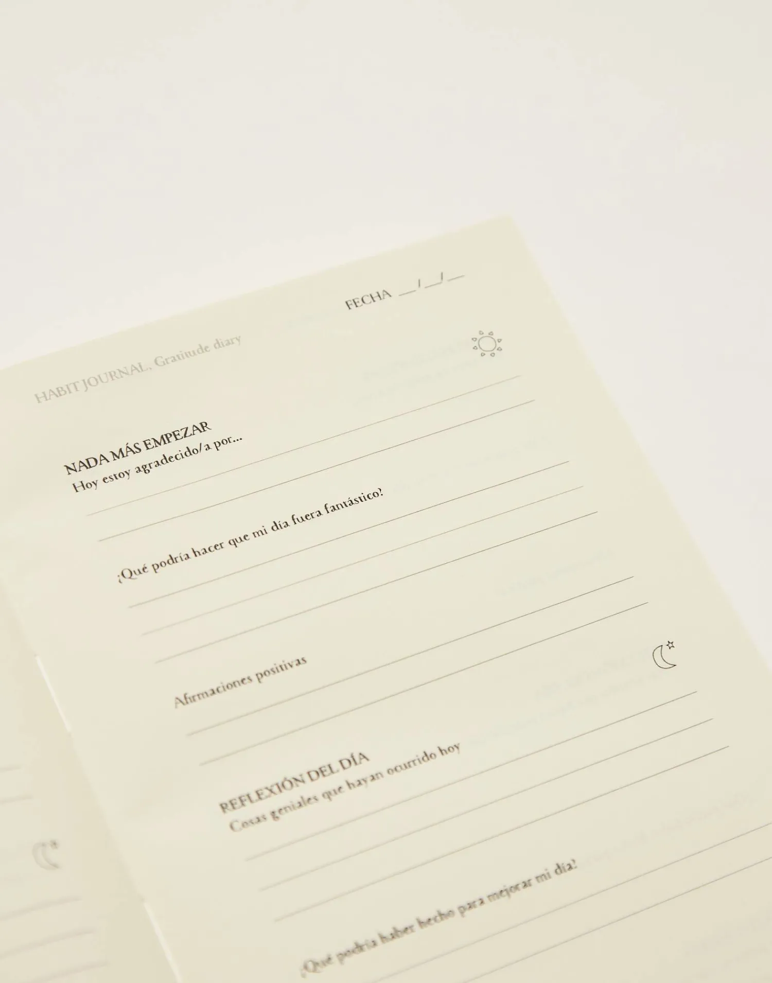 Natura Selection Cuaderno Gratitud 130784-GREY/GREE Hot