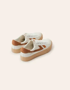 Natura Selection Deportiva Blanca Franjas 145155-CAMEL