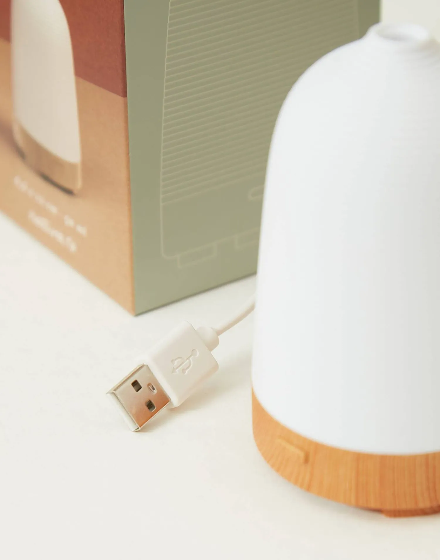 Natura Selection Difusor Aroma Base Color Madera Usb 124131-WOODEN Clearance