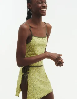 Natura Selection Falda Pareo Print Tejido 145942-GREEN Clearance