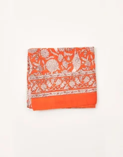 Natura Selection Fular Print Indio 145789-ORANGE Sale