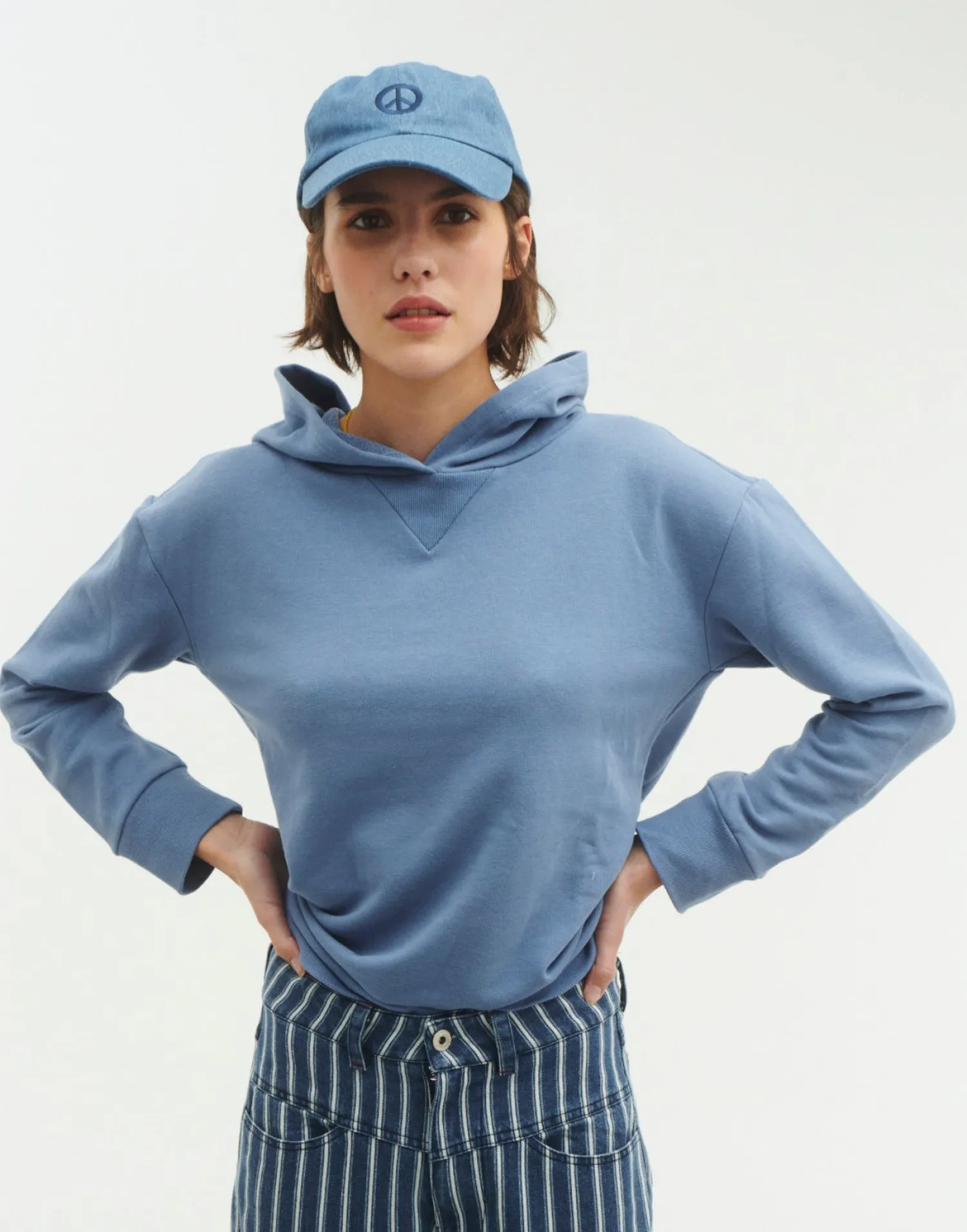 Natura Selection Gorra Bordada Peace 146114-BLUE New