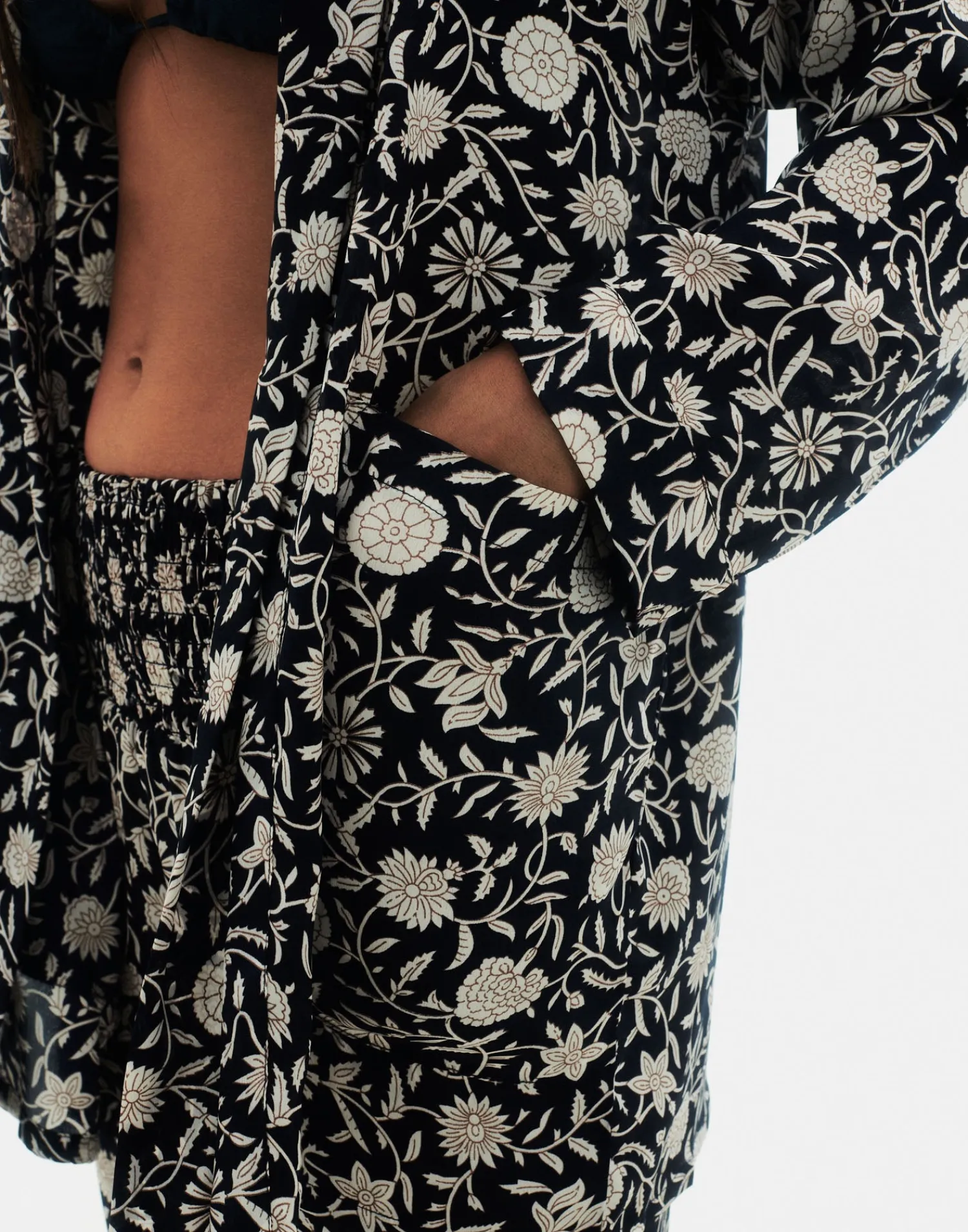 Natura Selection Kimono Softy 149155-NAVYBLUE Discount