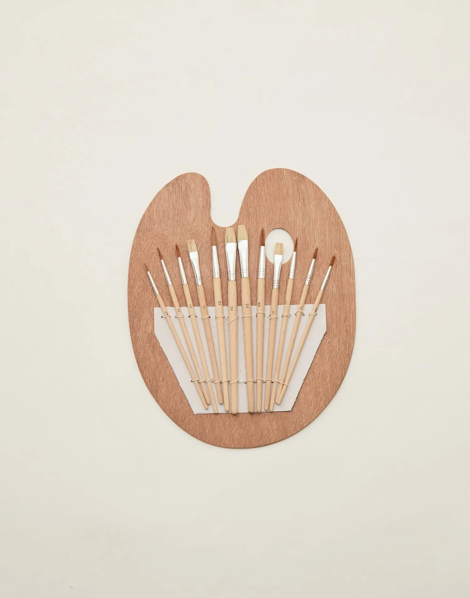 Natura Selection Paleta Con 12 Pinceles 130778-WOOD Sale