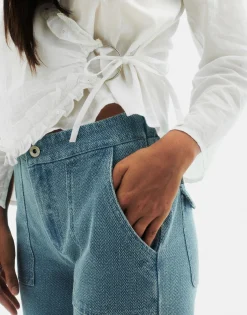 Natura Selection Pantalón Tejano Marla 147823-BLUE Clearance