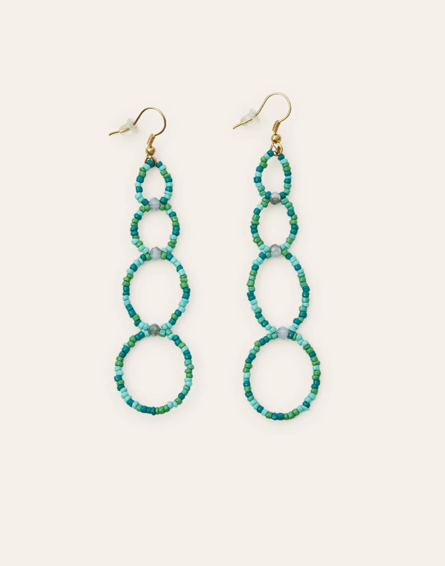 Natura Selection Pendientes Aros Beads Outlet