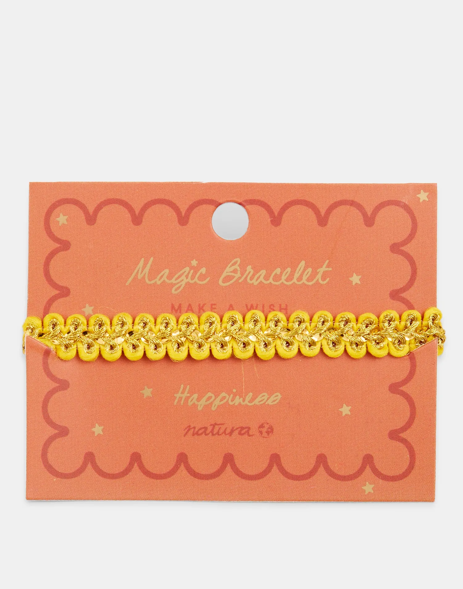 Natura Selection Pulsera Make A Wish Happiness 147865-YELLOW Online