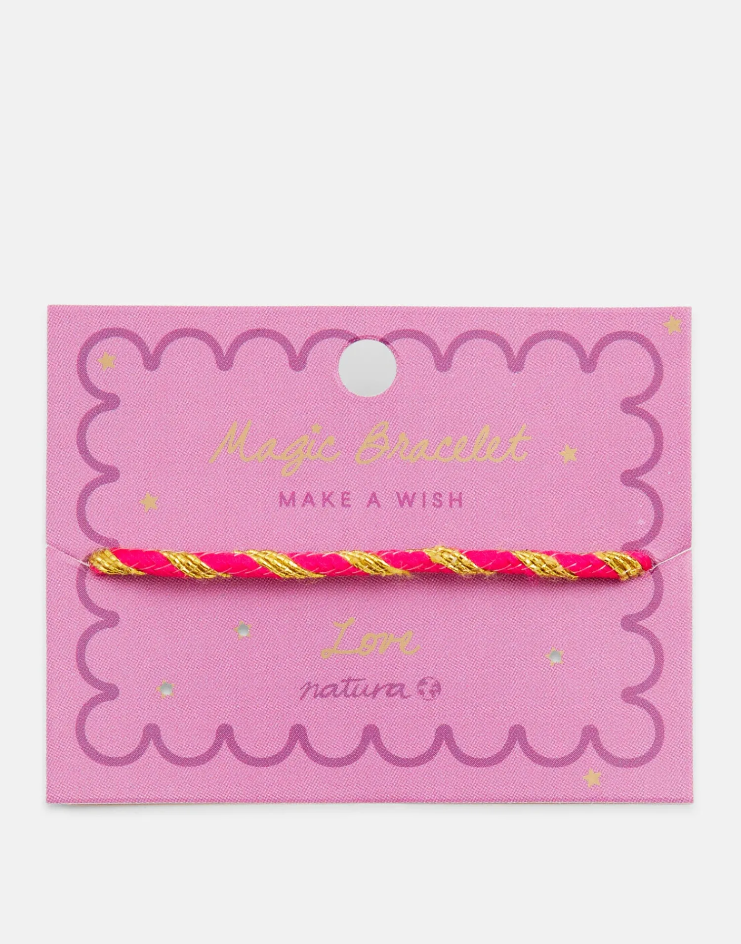 Natura Selection Pulsera Make A Wish Love 147864-FUCHSIA New