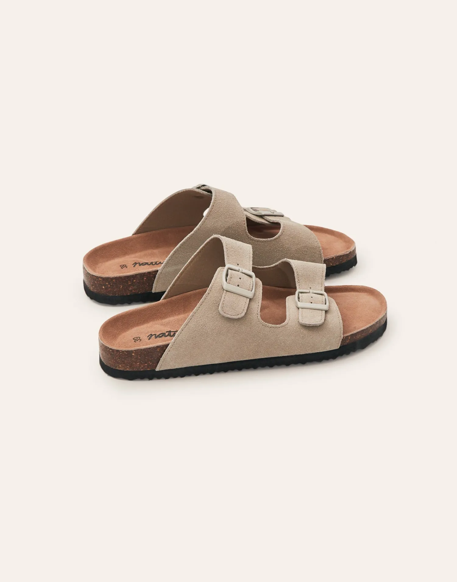 Natura Selection Sandalia Doble Hebilla Ergonómica Piel Best
