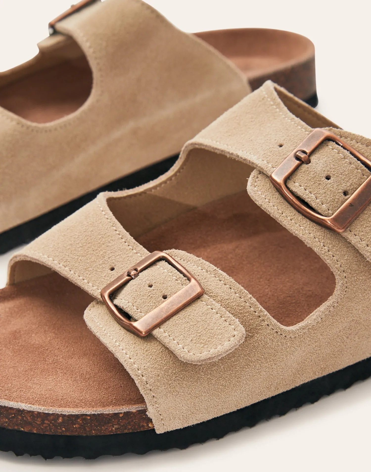 Natura Selection Sandalia Doble Hebilla Ergonómica Piel Best