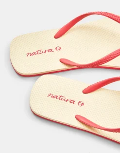 Natura Selection Sandalia Plana Goma New