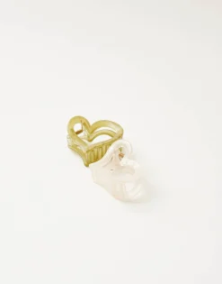 Natura Selection Set 2 Pinzas Pelo Corazón Best