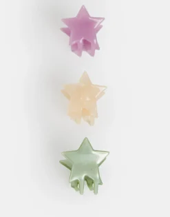 Natura Selection Set 3 Pinzas Pelo Estrellitas 148064-ASSORTED Best