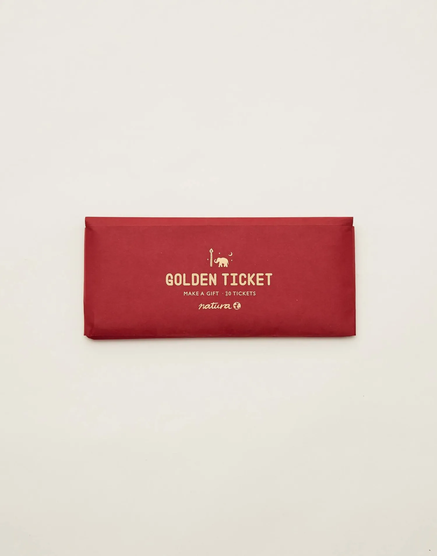 Natura Selection Set 10 Tickets Regalo Con Sobres 131014-RED Online