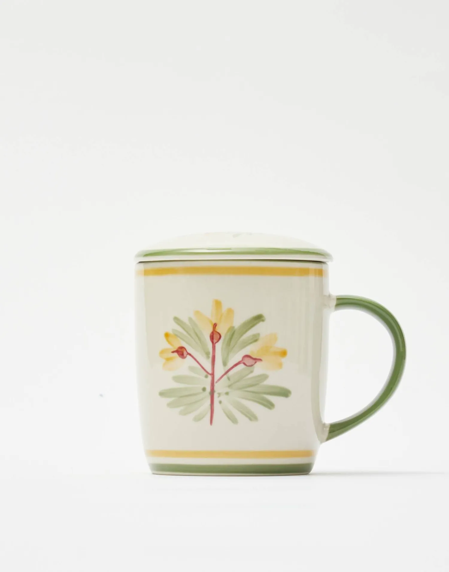 Natura Selection Taza Cerámica Con Filtro Flores Discount