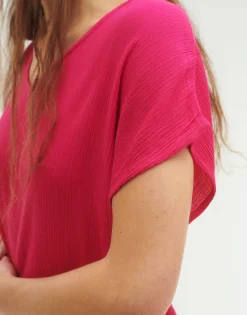 Natura Selection Top Manga Corta Pico Outlet