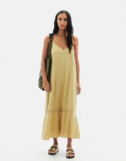 Natura Selection Vestido Jordania 147727-KHAKI Clearance