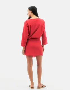 Natura Selection Vestido Kilauea 147726-RED Outlet