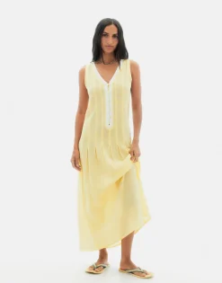 Natura Selection Vestido Namibia 147725-YELLOW