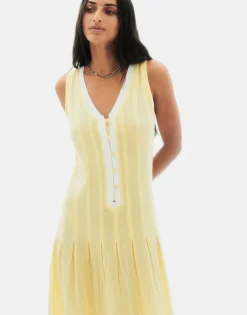 Natura Selection Vestido Namibia 147725-YELLOW
