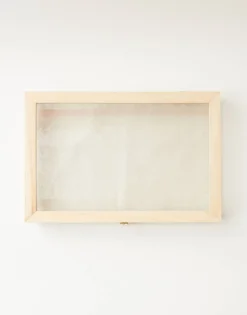 Natura Selection Vitrina Cristal Y Madera Grande New