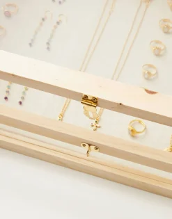 Natura Selection Vitrina Cristal Y Madera Grande New